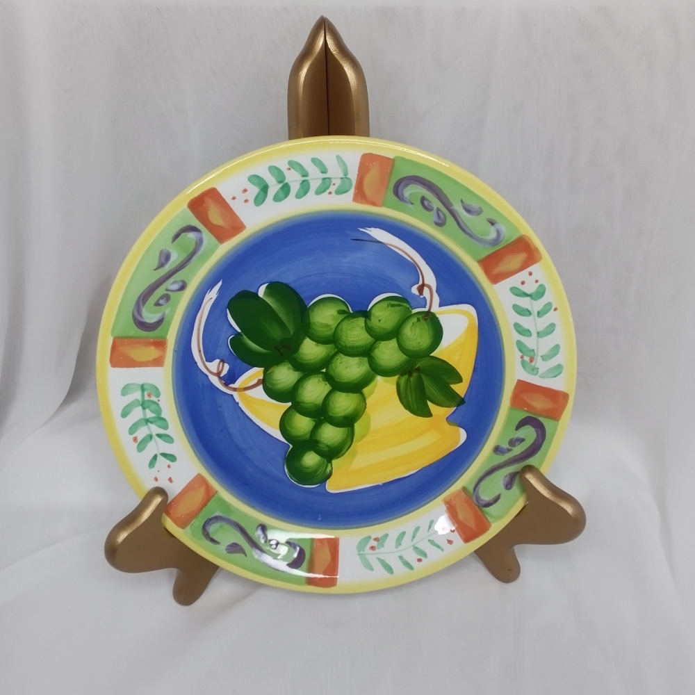 Cardinal Inc Capri Hand Painted 8" Plate